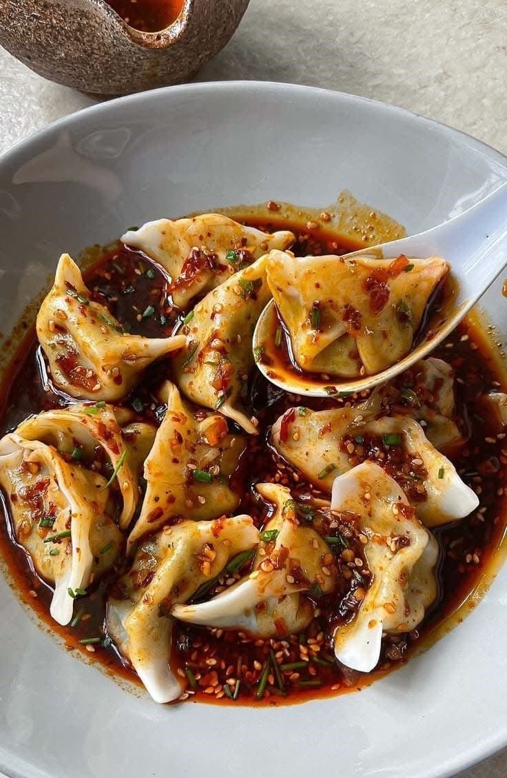 Chilli Oil Dumplings